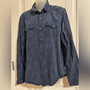 GUESS LOS ANGELES MEN'S SHIRT LONG SLEEVE REGULAR FIT size M